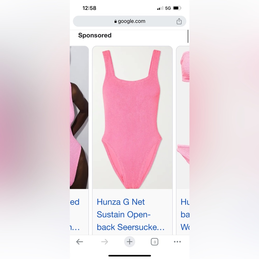 Hunza G Pink Swimsuit